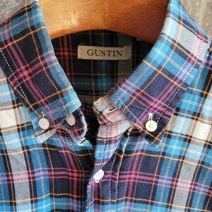 Gustin Plaid Button-down Shirt - Men's Large